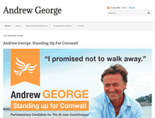 Tablet Screenshot of andrewgeorge.org.uk